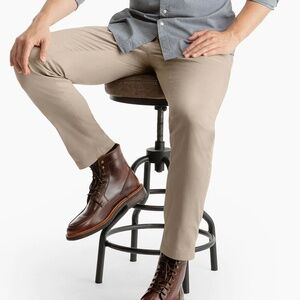 Birddogs Men's  Khaki Unlined Jeff Pesos Chino Slim Pants 30"